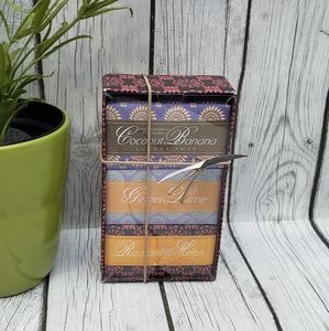 Castelbel Luxury Soaps: Coconut Banana, Ginger Lime & Rasberry Melon